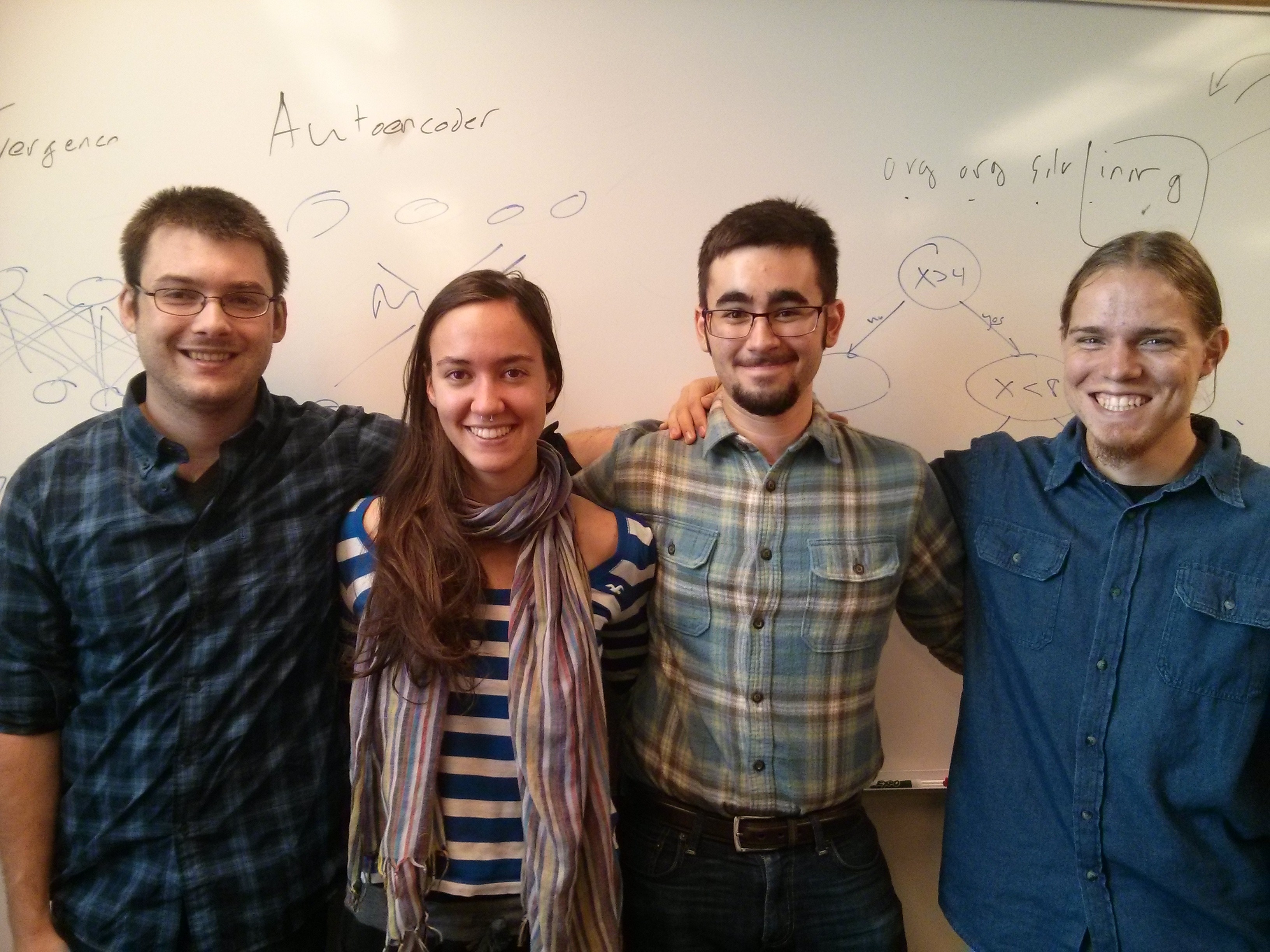 Left to Right:Paul Raccuglia, Nora Tien, Casey Falk, Daniel Washburn